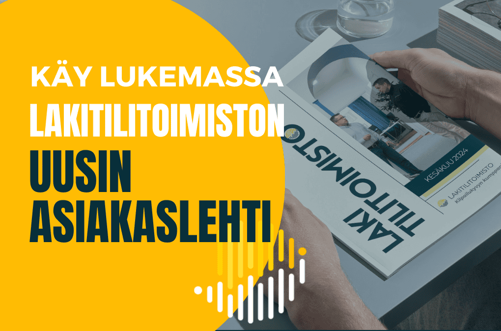 Asiakaslehti Lakitilitoimisto