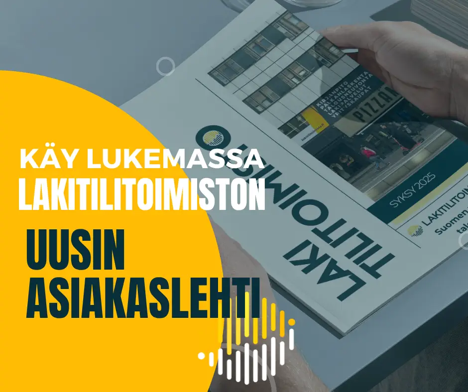 Asiakaslehdestä ajankohtaista taloushallinnon vinkkejä
