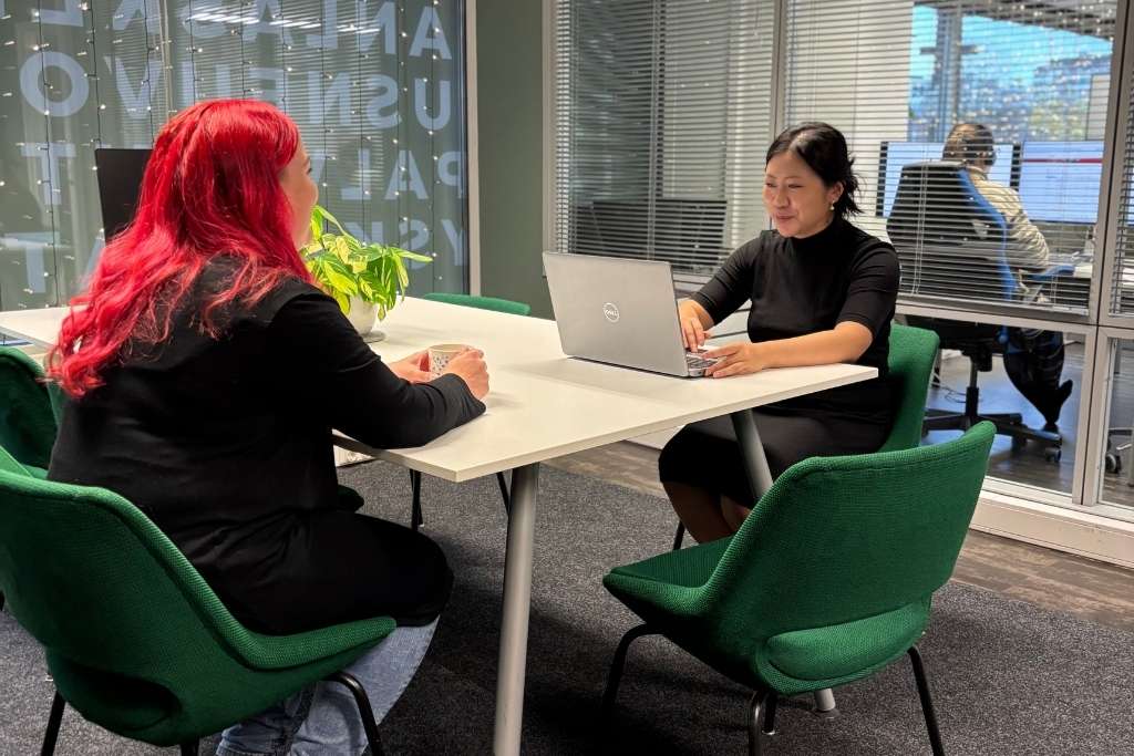 Viihtyisä työympäristö Tampereen toimistolla