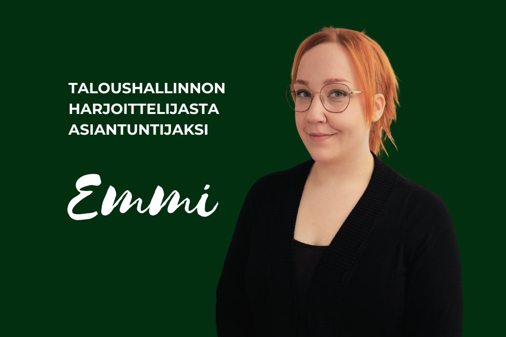 Kirjanpitäjän työ näyttäytyy Emmille vastuullisena ja monipuolisena asiantuntijatyönä.